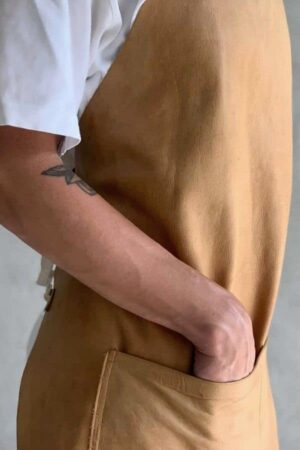 Leather apron for men and women